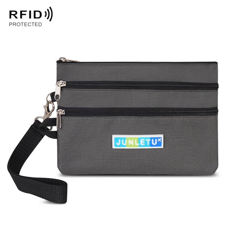 JUNLETU ID Anti-Skimming Card Pouch Multifunctional Coin ID Passport Storage Case(Dark Gray)
JUNLETU ID Anti-Skimming Card Pouch Multifunctional Coin ID Passport Storage Case(Dark Gray)