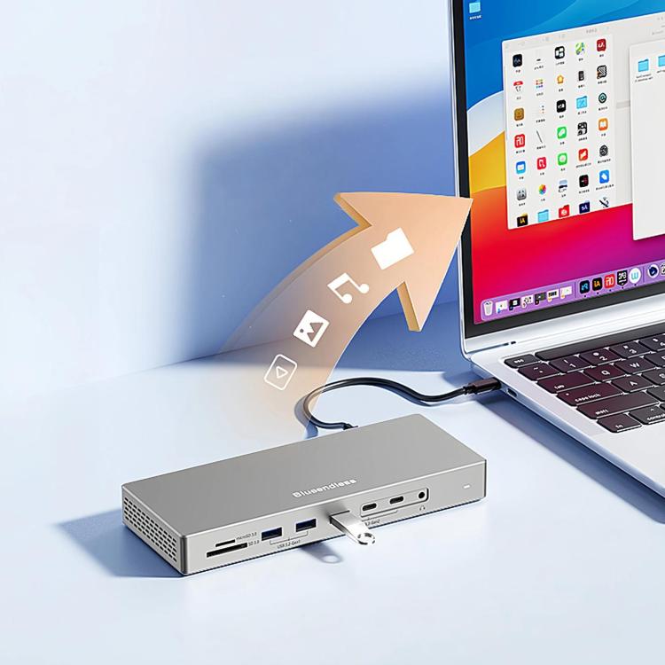 16 In 1 Laptop Quad-Screen Display Expansion Dock Type-C 3.2 Hub(HDMI x 2+DP)
16 In 1 Laptop Quad-Screen Display Expansion Dock Type-C 3.2 Hub(HDMI x 2+DP)