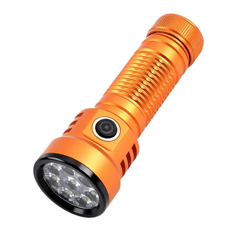 Multifunctional 8-Core High Lumen Outdoor Flashlight Compact Bright LED Hand Torch No Battery(Orange)
Multifunctional 8-Core High Lumen Outdoor Flashlight Compact Bright LED Hand Torch No Battery(Orange)