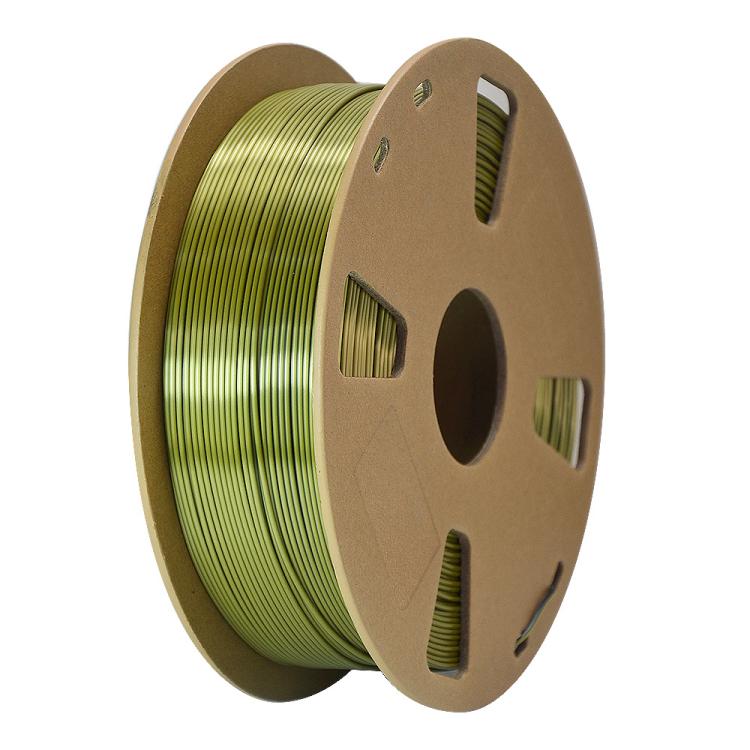 Dual Color Silk PLA Filament 1.75mm 1kg Spool Magic Color Shifting Shiny Metallic 3D Printing Material(Black + Bronze)
Dual Color Silk PLA Filament 1.75mm 1kg Spool Magic Color Shifting Shiny Metallic 3D Printing Material(Black + Bronze)