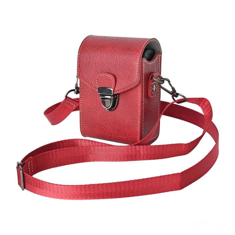 Universal Retro Camera Case Compatible with 90% Compact Cameras Litchi-Texture Protective Pouch with Shoulder Strap & Belt Loop(Deep Red)
Universal Retro Camera Case Compatible with 90% Compact Cameras Litchi-Texture Protective Pouch with Shoulder Strap & Belt Loop(Deep Red)