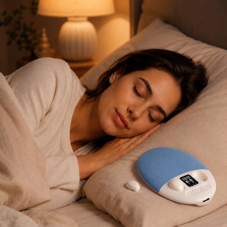 M1 Under Pillow 2 In 1 Speaker With Wireless Sleep Earbuds Bluetooth 6.0 White Noise Machine(Blue)
M1 Under Pillow 2 In 1 Speaker With Wireless Sleep Earbuds Bluetooth 6.0 White Noise Machine(Blue)