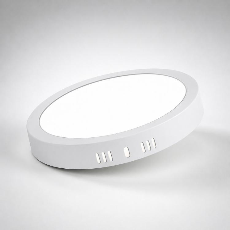 12W Round 6500K Ultra-Thin LED Panel Light Surface Mounted Ceiling Light Full Plastic Flush Mount Fixture
12W Round 6500K Ultra-Thin LED Panel Light Surface Mounted Ceiling Light Full Plastic Flush Mount Fixture