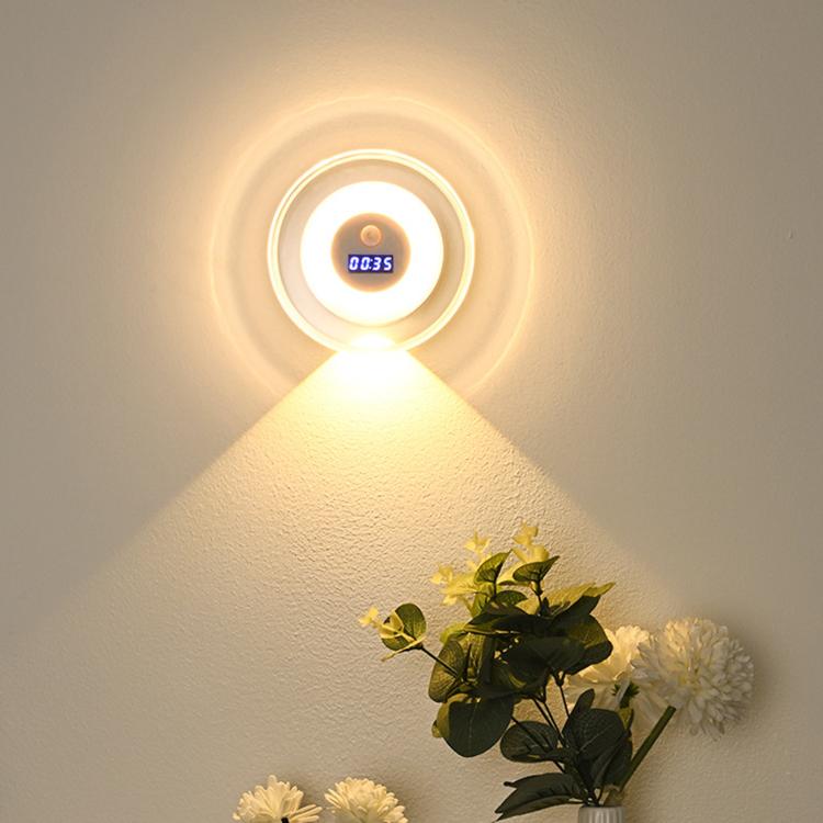 DMS-A2501 Smart Remote Control Clock Wall Lamp Motion Sensor Night Light For Bedroom Bedside(White)
DMS-A2501 Smart Remote Control Clock Wall Lamp Motion Sensor Night Light For Bedroom Bedside(White)