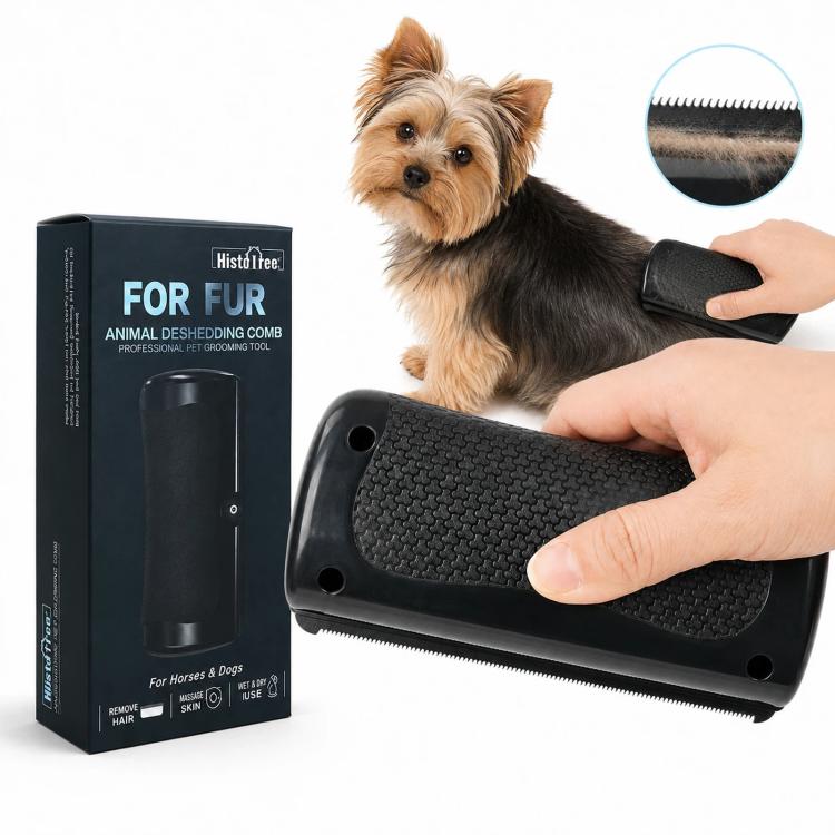 HistoTree Animal Deshedding Comb & Sweat Scraper Metal Shedding Blade for Horses, Dogs, Cats(Black)
HistoTree Animal Deshedding Comb & Sweat Scraper Metal Shedding Blade for Horses, Dogs, Cats(Black)