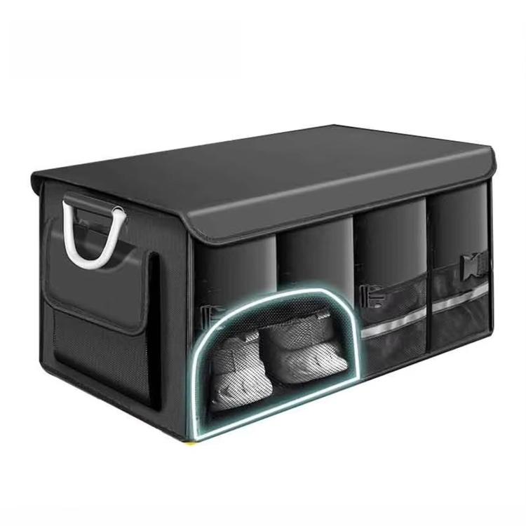 55L Car Trunk Storage Box Shoe Storage Essentials(With Shoes Storage Slot Black)
55L Car Trunk Storage Box Shoe Storage Essentials(With Shoes Storage Slot Black)