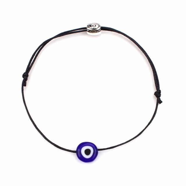 Lucky Evil Eye Bracelets For Women 6 Colors Handmade Braided Rope Lucky Jewelry Red Bracelet Female(Black)
Lucky Evil Eye Bracelets For Women 6 Colors Handmade Braided Rope Lucky Jewelry Red Bracelet Female(Black)