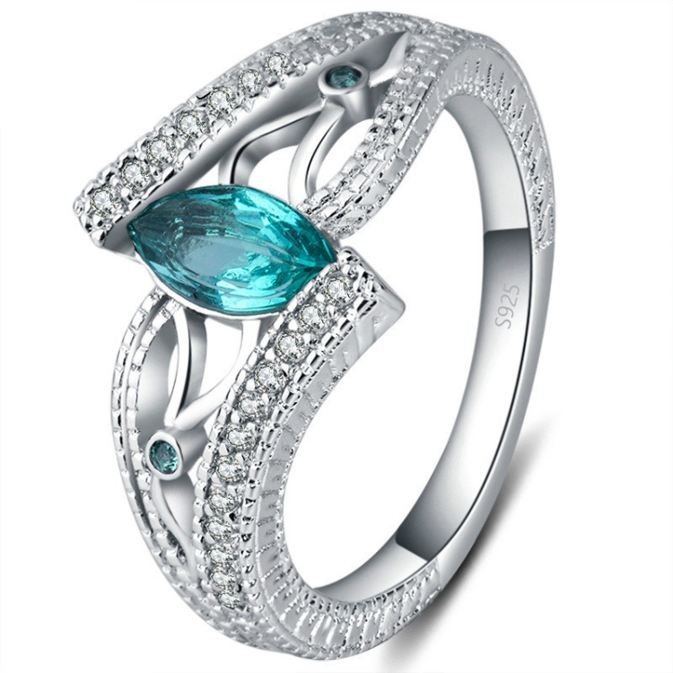 925 Sterling Silver Finger Rings Women Vintage Engagment Zircon Jewelry, Ring Size:8(Green)
925 Sterling Silver Finger Rings Women Vintage Engagment Zircon Jewelry, Ring Size:8(Green)