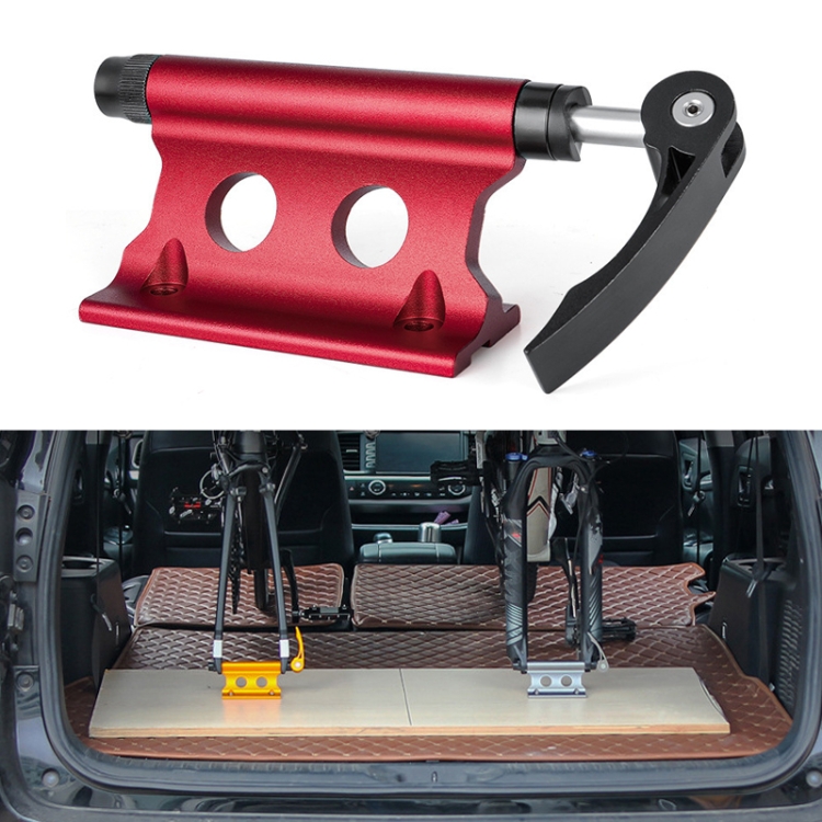 Bicycle Front Fork Fixed Clip Luggage Rack, Size:One Size (Red) 
Bicycle Front Fork Fixed Clip Luggage Rack, Size:One Size (Red)