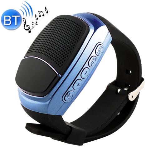 

B90 Smart Portable Stereo Wireless Bluetooth V3.0 + EDR Sport Music Watch Speaker, Support Hands-free Calls & Intelligent Screen Display & FM Radio & TF Card & Cellphone Anti-lost(Blue)