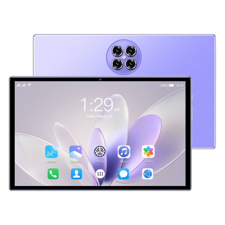 Mate50 4G LTE Tablet PC, 10.1 inch, 4GB+64GB, Android 8.1 MTK6755 Octa-core 2.0GHz, Support Dual SIM / WiFi / Bluetooth / GPS (Purple)
Mate50 4G LTE Tablet PC, 10.1 inch, 4GB+64GB, Android 8.1 MTK6755 Octa-core 2.0GHz, Support Dual SIM / WiFi / Bluetooth / GPS (Purple)