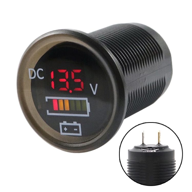 12 / 24V Car / Boat Battery Measurement Meter 5-30V Voltage and Electricity Meter
12 / 24V Car / Boat Battery Measurement Meter 5-30V Voltage and Electricity Meter