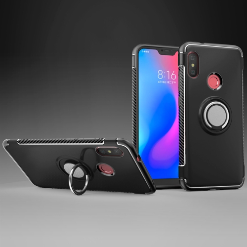Magnetic 360 Degree Rotation Ring Holder Armor Protective Case for Xiaomi Redmi 6 Pro (Black)
Magnetic 360 Degree Rotation Ring Holder Armor Protective Case for Xiaomi Redmi 6 Pro (Black)