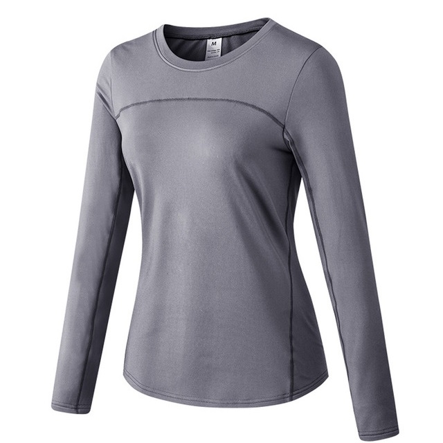 Fall And Winter Plus Velvet Quick-drying Stretch Yoga Long-sleeved Shirt for Ladies (Color:Grey Size:L)
Fall And Winter Plus Velvet Quick-drying Stretch Yoga Long-sleeved Shirt for Ladies (Color:Grey Size:L)