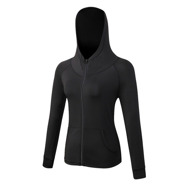 Autumn And Winter Zipper Long-sleeved Hooded Sports Jacket For Ladies (Color:Black Plus Velvet Size:XL)
Autumn And Winter Zipper Long-sleeved Hooded Sports Jacket For Ladies (Color:Black Plus Velvet Size:XL)