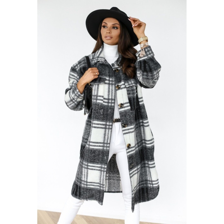 Autumn And Winter Long-sleeved Plaid Printed Shirt Jacket (Color:Black Size:L)
Autumn And Winter Long-sleeved Plaid Printed Shirt Jacket (Color:Black Size:L)