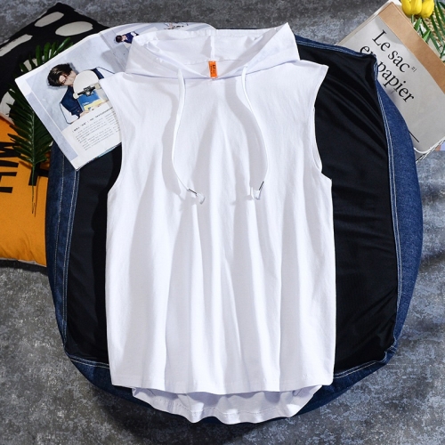 Casual Sleeveless T-shirt Hooded Vest Loose Cotton Waistcoat Sports Vest (Color:White Size:M)
Casual Sleeveless T-shirt Hooded Vest Loose Cotton Waistcoat Sports Vest (Color:White Size:M)