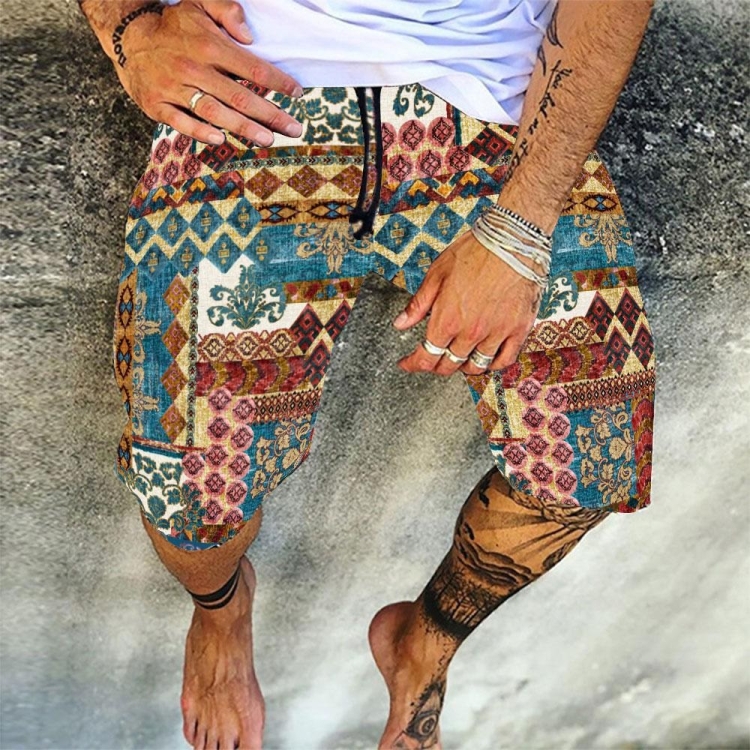 Spring Retro Print Fifth Pants Sports Casual Shorts for Men (Color:As The Show Size:M)
Spring Retro Print Fifth Pants Sports Casual Shorts for Men (Color:As The Show Size:M)