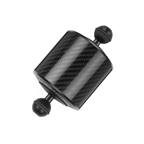 ZL-U High quality 11 inch 27.9cm Length 20.8mm Diameter Dual Balls Carbon Fiber Floating Arm Black Ball Diameter: 25mm Color : Black