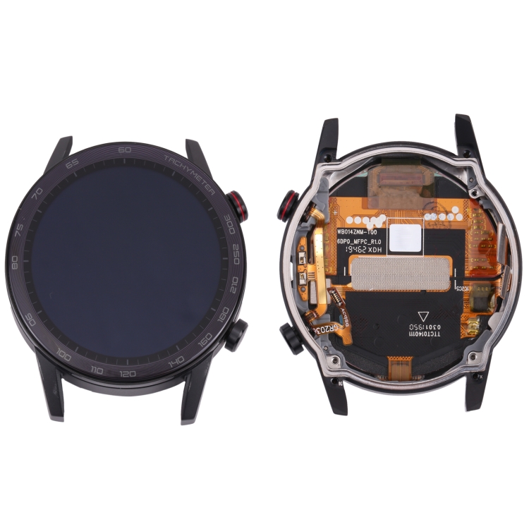 LCD Screen and Digitizer Full Assembly With Frame for Honor Magic Watch 2 MNS-B19 46mm(Black)