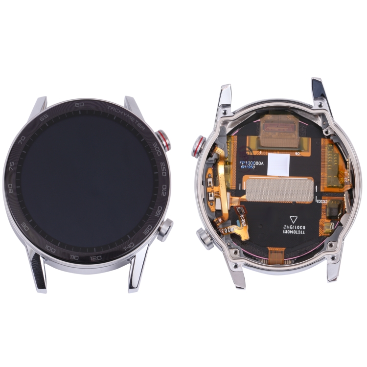 LCD Screen and Digitizer Full Assembly With Frame for Honor Magic Watch 2 MNS-B19 46mm(Silver)