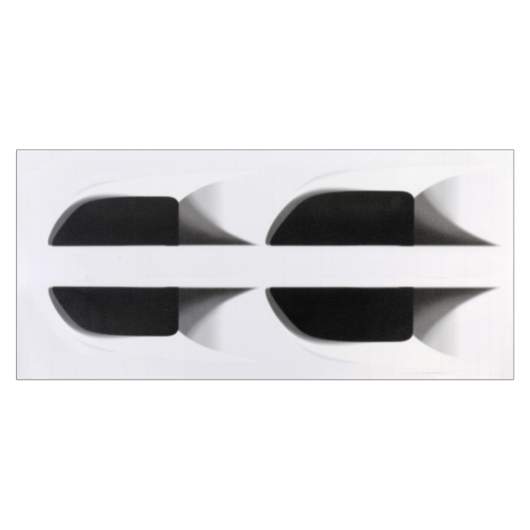 Car PVC Self-adhesive Fake Vent Decorative Stickers