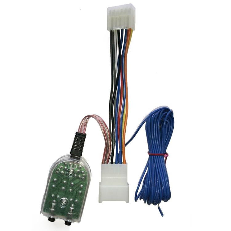 10 Pin + 6 Pin High to Low Line Output Converter with Remote Turn-On Cable for Toyota / Subaru / Scion / Lexus (White)