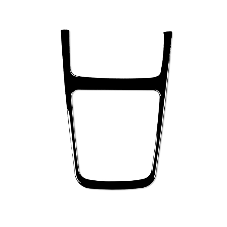 Car Central Control Storage Box Frame Decorative Sticker For Mercedes-Benz A-class 2013-2018 / CLA 2013-2017 / GLA 2015-2018, Left and Right Drive Universal(Black)