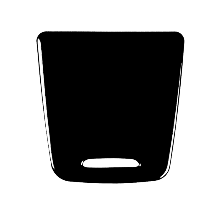 Car Central Storage Box Cover Decorative Sticker For Mercedes-Benz A-class 2013-2018 / CLA 2013-2017 / GLA 2015-2018, Left and Right Drive Universal(Black)