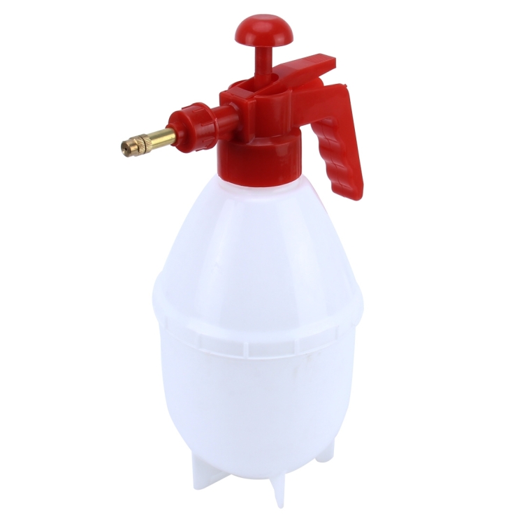 KANEED 1.5L Corrosion-Resistant Hand-pressure Hand Pump Pressure Sprayer Water Bottle for Washing Car And Gardening(White)