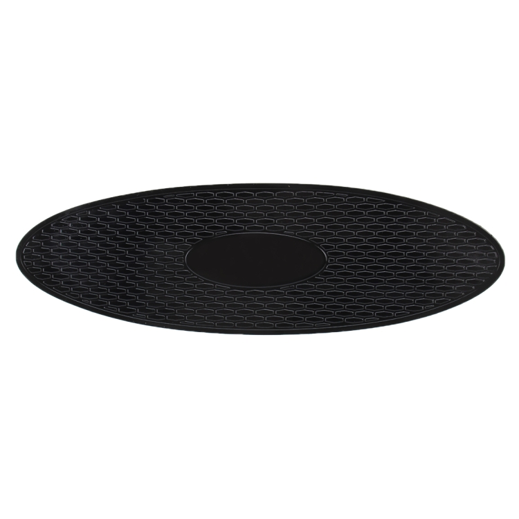 Car Auto Oval Soft Rubber Dashboard Anti-slip Pad Mat for Phone / GPS/ MP4/ MP3, Size: 30*9.5cm