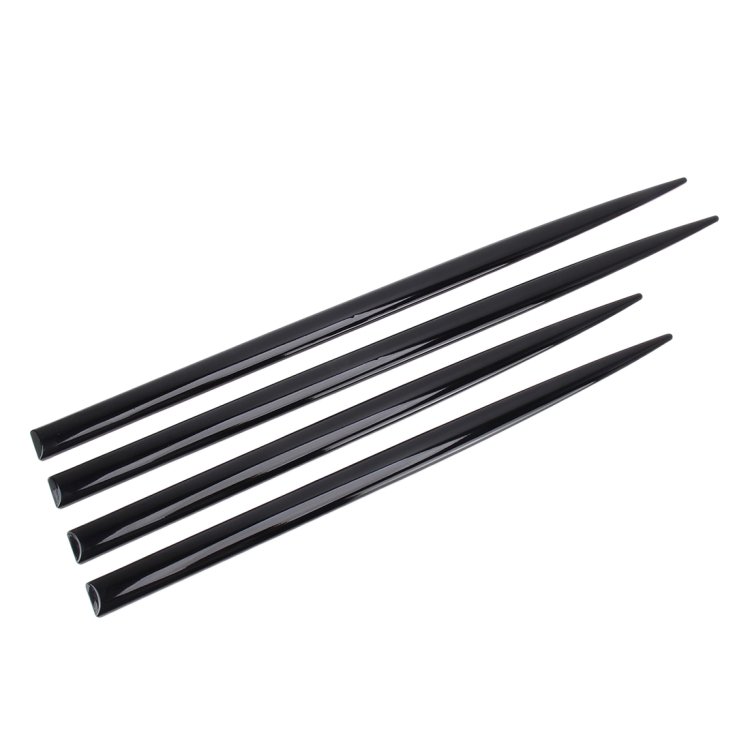 4 PCS Car Auto Door Side Edge Metal Anti-scratch Body Guard Protection Strip Sticker(Black)