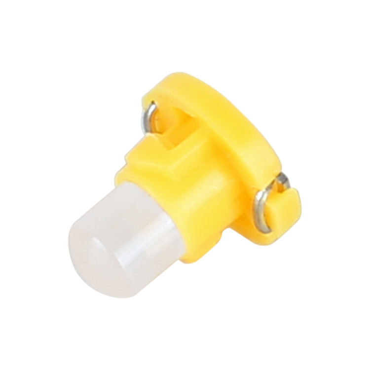 10PCS 2W T4.2 Wedge Instrument Panel LED Light Dashboard Gauge Cluster Indicator Lamp Bulb(Yellow Light)