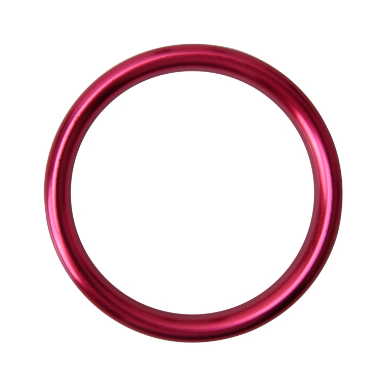 4 PCS Car Outlet Decorative Rings Aluminum Alloy Air Outlet Chrome Trim Ring Car Dashboard  Air Vents Cover Sticker Decoration for Audi A3(Magenta)