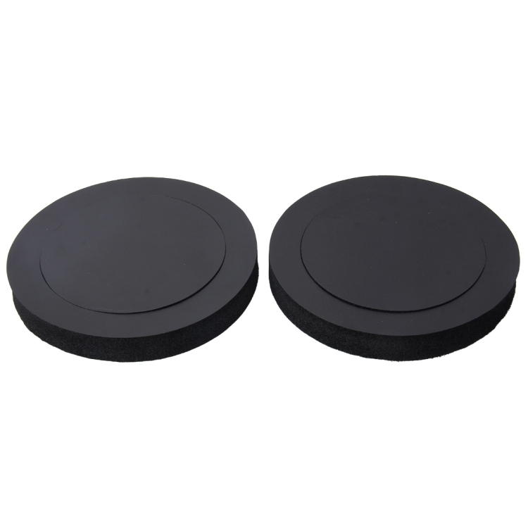 2 PCS Car Sound Insulation Speaker Soundproof Cotton with Self Adhesive Car Sound Insulation Cotton, Outer Diameter : 19.5 cm, Inner Diameter: 14.3 cm