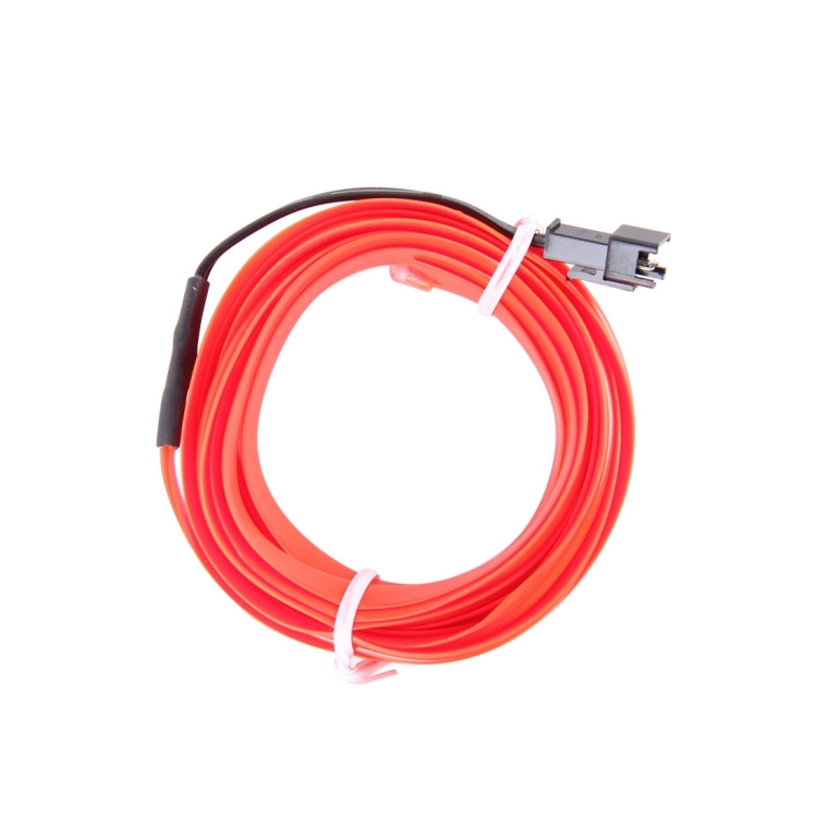2M Cold Light Flexible LED Strip Light For Car Decoration(Red Light)
