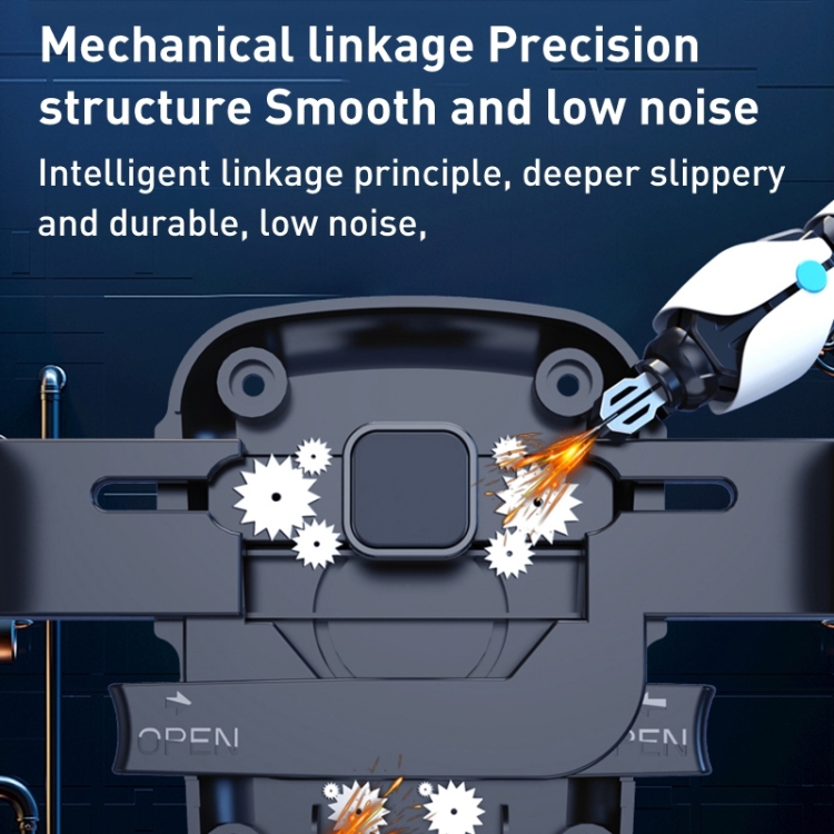 WK WA-S54 K Captain Speed Series Mechanic Car Air Outlet Holder(Black)