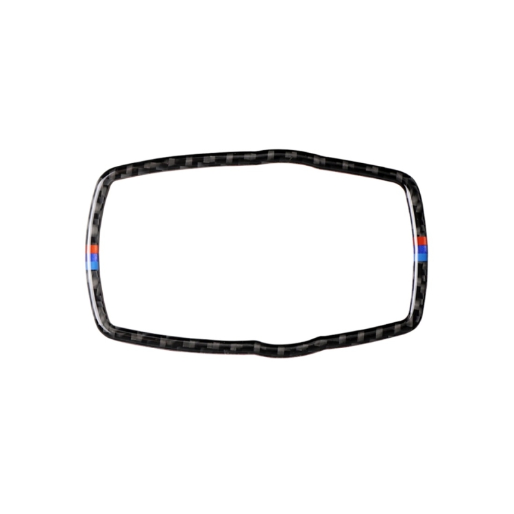Three Color Carbon Fiber Car Multimedia Frame Decorative Sticker for BMW X3 / X4 / X5 / X6 / F07 / F10 / F15 / F16 / F20 / F25 / F26 / F30 / F34