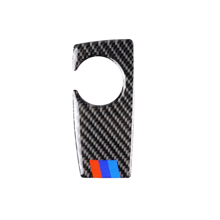 Three Color Carbon Fiber Car Handbrake Below Panel Decorative Sticker for BMW 5 Series F07 F10 F25 F26 / GT X3 X4 2009-2016,Sutible for Right Driving