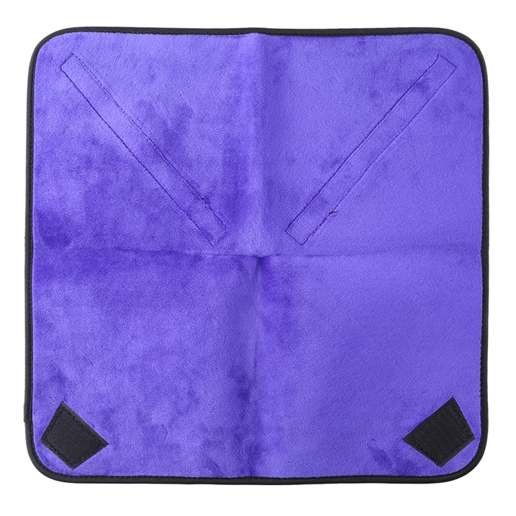 Hundred-folding Cloth Photography Camera SLR Liner Lens Bag Thickening Wrapped Cloth Plus Velvet, Size: 40x40cm (Purple)