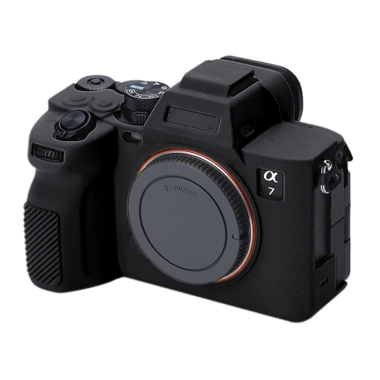 Soft Silicone Protective Case for Sony A7 IV (Black)
