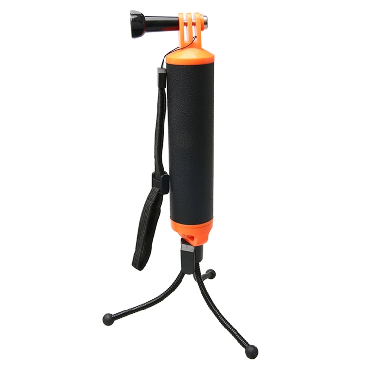 Floating Handle Grip with Tripod Holder & Adjustable Anti-lost Strap for GoPro, Insta360, DJI and Other Action Cameras