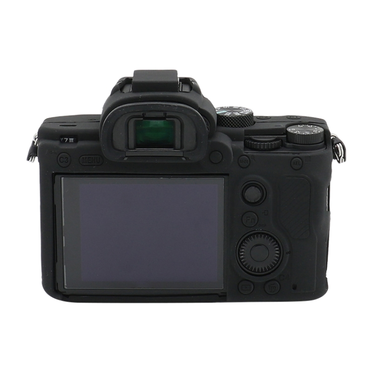For Sony A7 III / ILCE-7M3 / A7R III Soft Silicone Protective Case(Black)