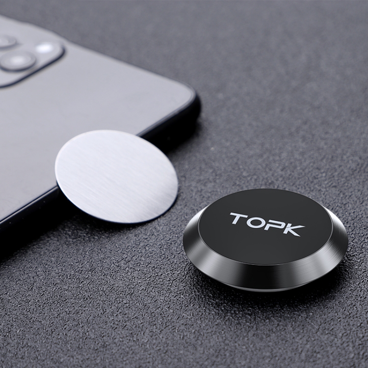 TOPK D21 Car Mobile Phone Holder Magnetic Universal In-car Phone Holder Stand(Black)