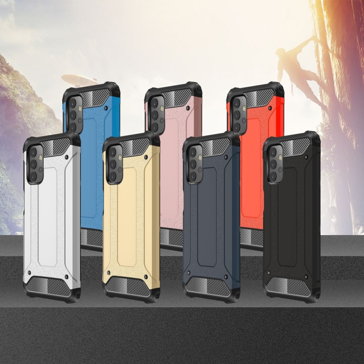 For Samsung Galaxy A32 5G Magic Armor TPU + PC Combination Case(Navy Blue)