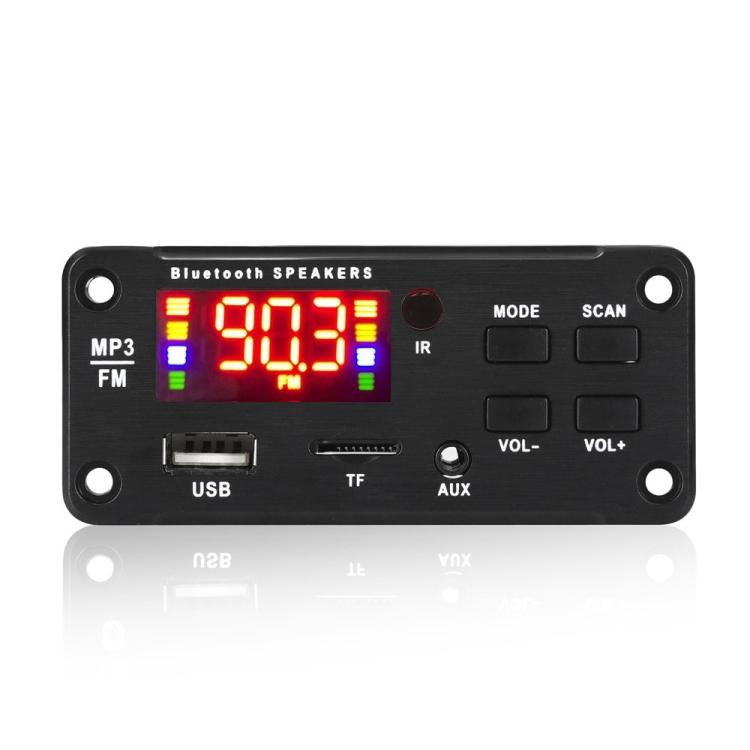 JX-916BT 12V 50W Color Screen Car MP3 Player,Support Bluetooth / FM / Call / Recording