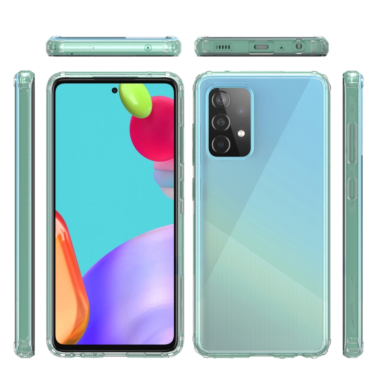 For Samsung Galaxy A52 5G / 4G Scratchproof TPU + Acrylic Protective Case(Transparent)