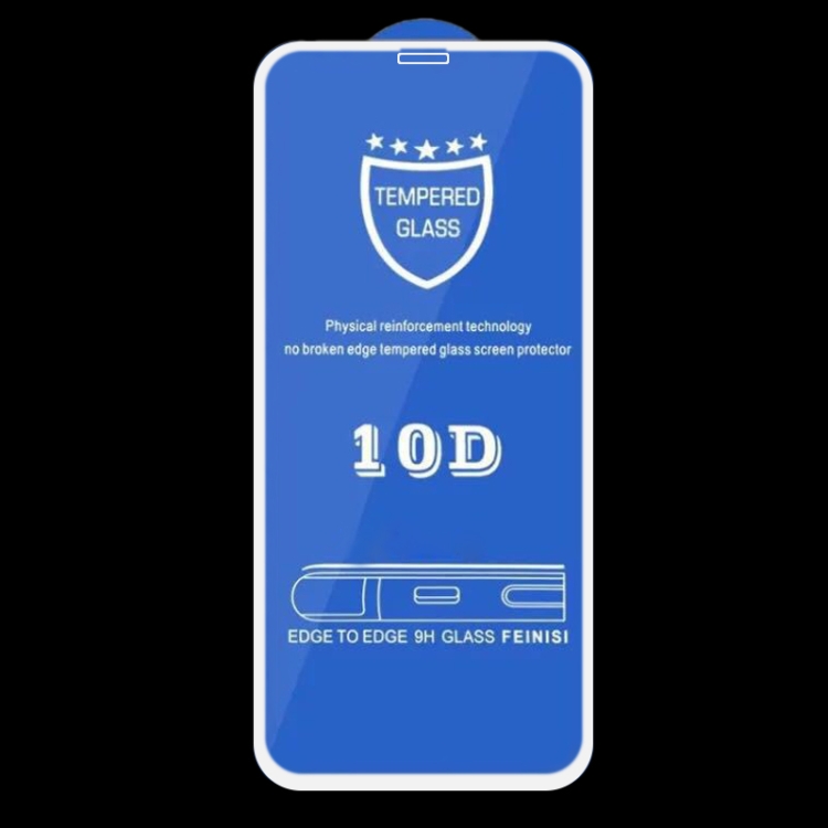 For iPhone 11 Pro / XS / X 9H 10D Full Screen Tempered Glass Screen Protector(White)