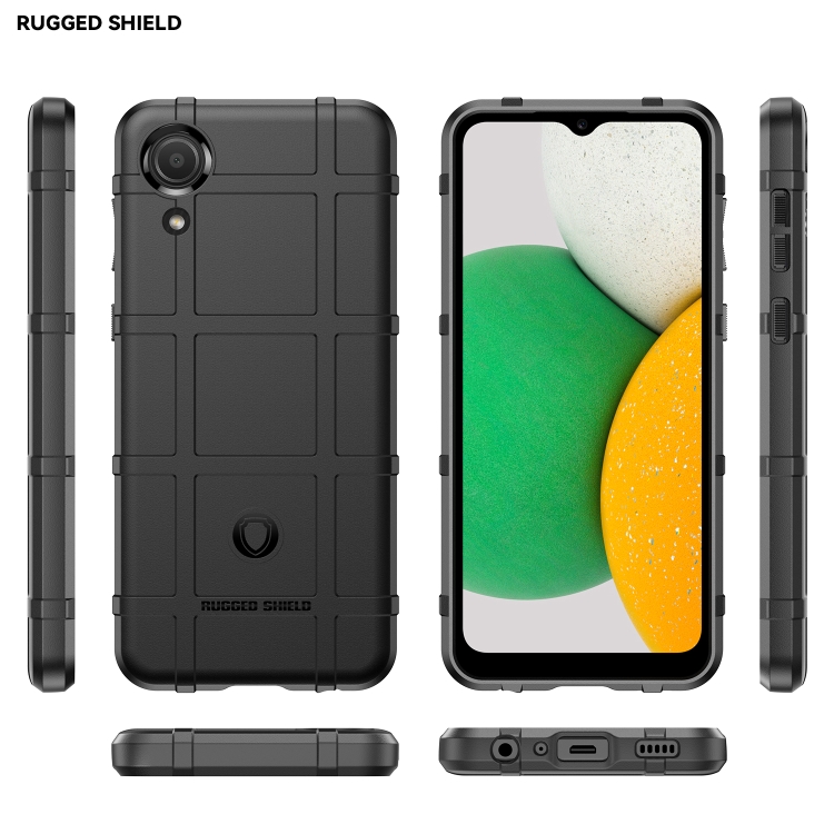 For Samsung Galaxy A03 Core Full Coverage Shockproof TPU Phone Case(Black)