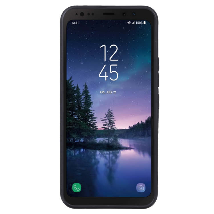 TPU Phone Case For Samsung Galaxy S8 Active(Pudding Black)